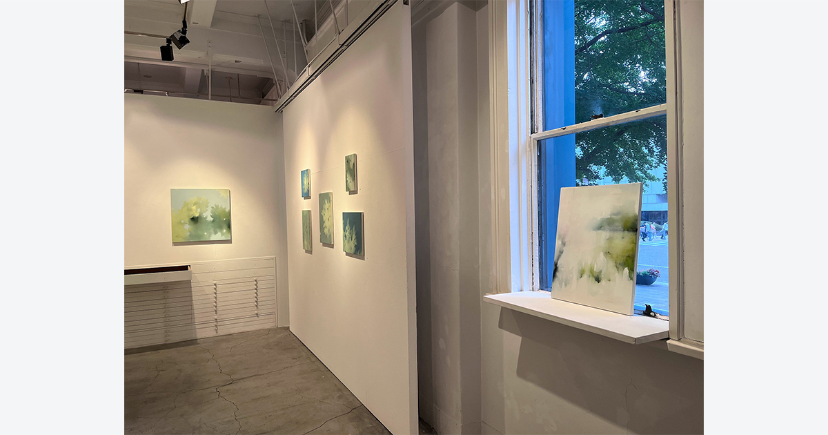 井上絢子個展展示風景